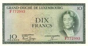 10 Francs 1954